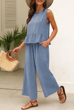 Load image into Gallery viewer, Ribbed Tank Pant Set ONLY
